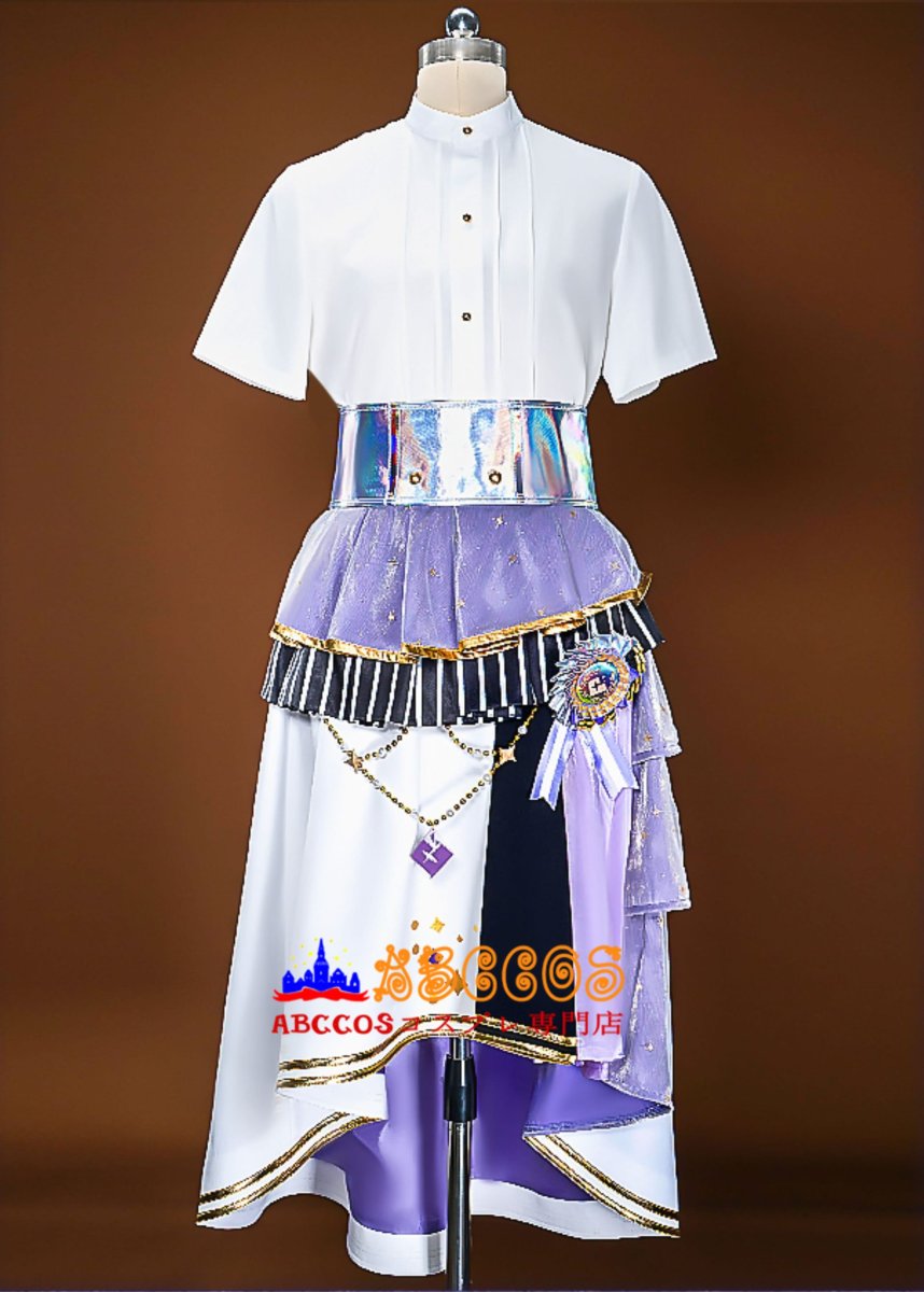 画像6: プロジェクトセカイ カラフルステージ! feat. 初音ミク 誰もいないセカイのレン 25時 ナイトコードで 朝比奈まふゆ（あさひな まふゆ）コスプレ衣装 abccos製 「受注生産」 (6)