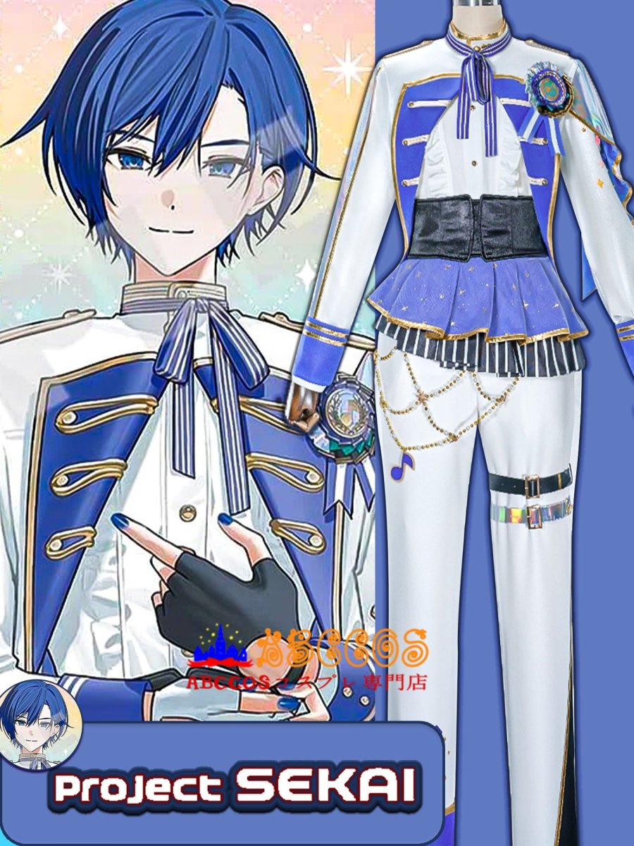 画像8: プロジェクトセカイ カラフルステージ！ feat. 初音ミク プロジェクトセカイ 5th Anniversary 感謝祭 KAITO（カイト）コスプレ衣装 abccos製 「受注生産」 (8)