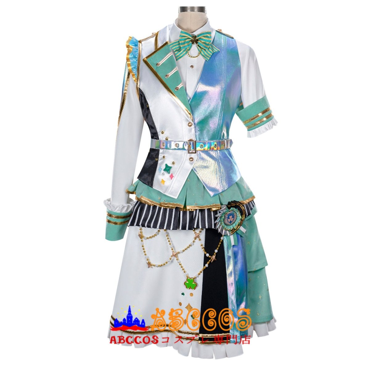 画像1: プロジェクトセカイ カラフルステージ！ feat. 初音ミク プロジェクトセカイ 5th Anniversary 感謝祭 日野森雫（ひのもり しずく）コスプレ衣装 abccos製 「受注生産」 (1)