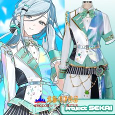 画像8: プロジェクトセカイ カラフルステージ！ feat. 初音ミク プロジェクトセカイ 5th Anniversary 感謝祭 日野森雫（ひのもり しずく）コスプレ衣装 abccos製 「受注生産」 (8)