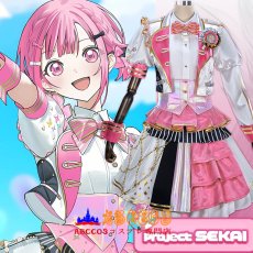 画像6: プロジェクトセカイ カラフルステージ！ feat. 初音ミク プロジェクトセカイ 5th Anniversary 感謝祭 鳳えむ（おおとり えむ）コスプレ衣装 abccos製 「受注生産」 (6)