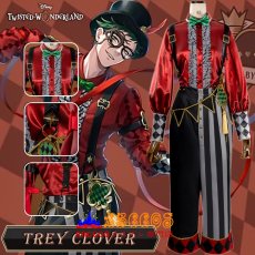 画像5: ディズニーツイステッドワンダーランド トレイ・クロバー Trey Clover コスプレ衣装 abccos製 「受注生産」 (5)
