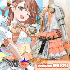 画像8: プロジェクトセカイ カラフルステージ！ feat. 初音ミク プロジェクトセカイ 5th Anniversary 感謝祭 花里みのり（はなさと みのり）コスプレ衣装 abccos製 「受注生産」 (8)