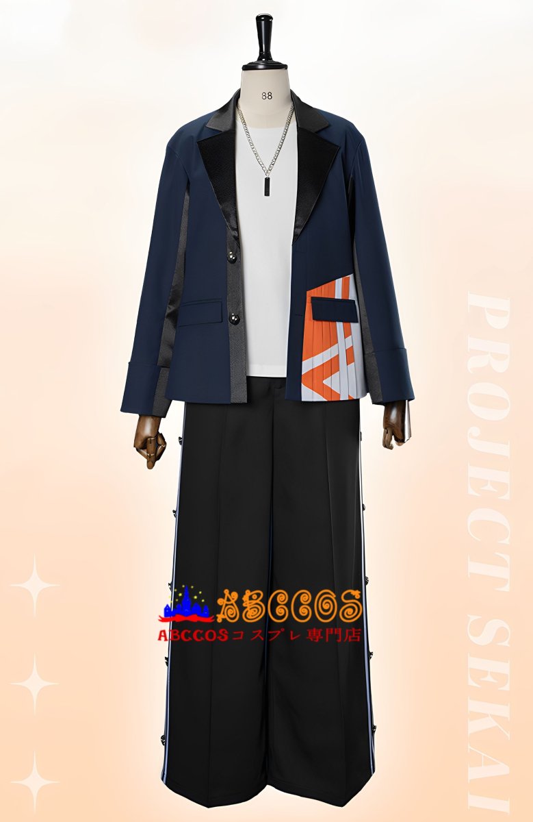 画像2: プロジェクトセカイ カラフルステージ! feat. 初音ミク 東雲彰人（しののめ あきと）コスプレ衣装 abccos製 「受注生産」 (2)