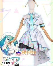 画像3: プロジェクトセカイ カラフルステージ！ feat.初音ミク Journey ワンピース コスプレ衣装 abccos製 「受注生産」 (3)