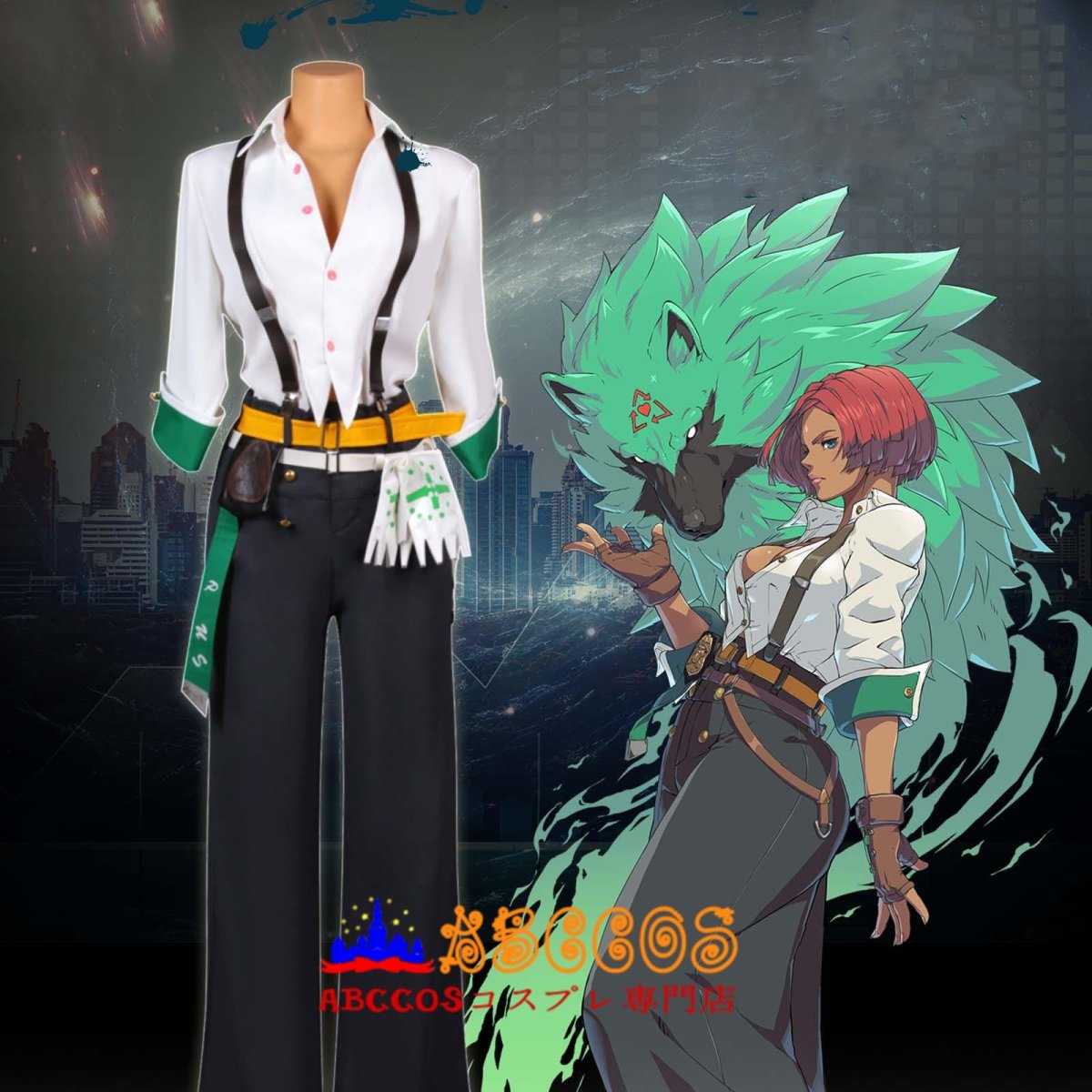 画像4: GUILTY GEAR -STRIVE-(ギルティギアストライヴ、GGST) ジオヴァーナ コスプレ衣装 abccos製 「受注生産」 (4)