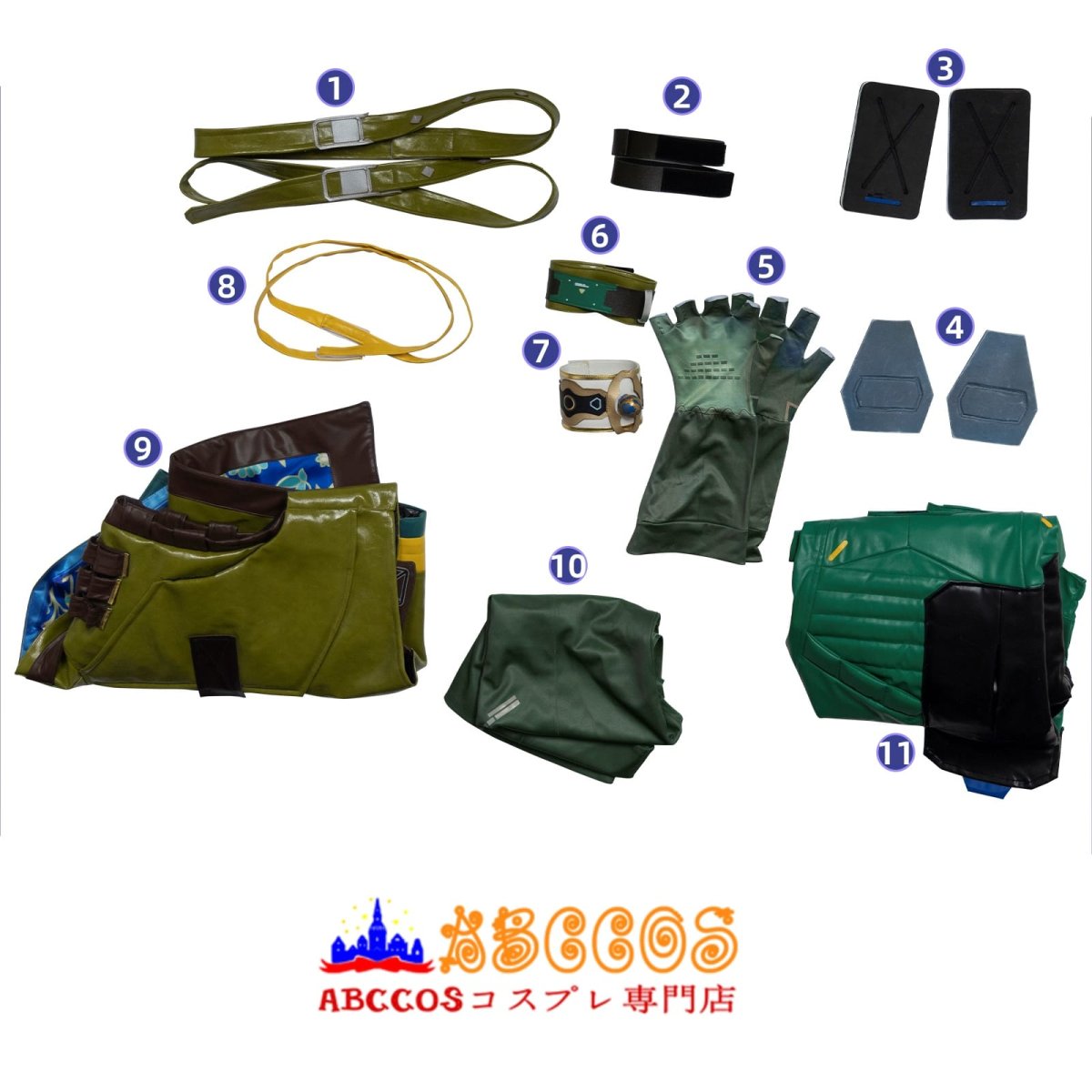 画像10: VALORANT (ヴァロラント)ハーバー  Harbor コスプレ衣装 abccos製 「受注生産」 (10)