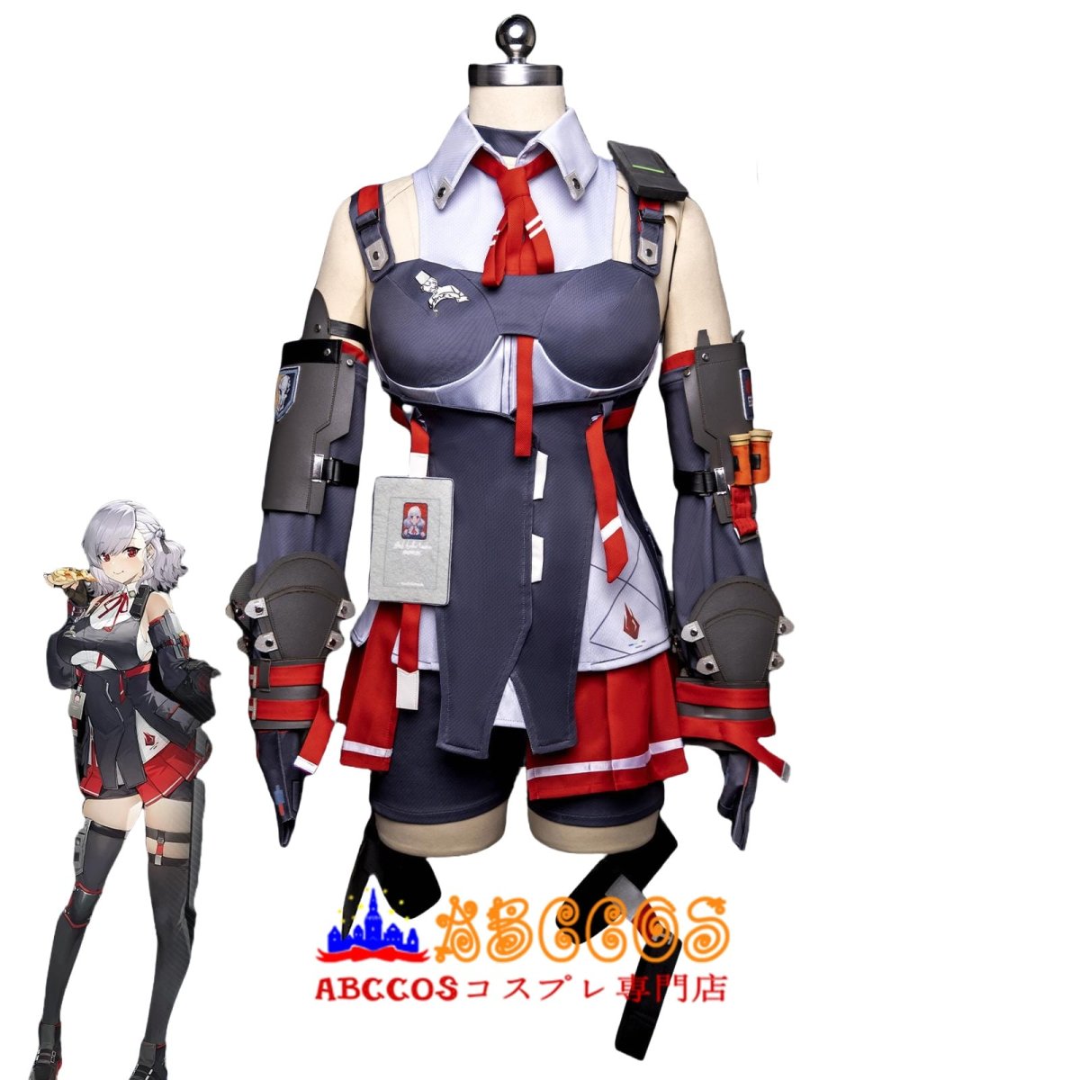 画像4: ドールズフロントライン GIRLS' FRONTLINE 2:EXILIUM 少女前線 塞布麗娜 コスプレ衣装 abccos製 「受注生産」 (4)