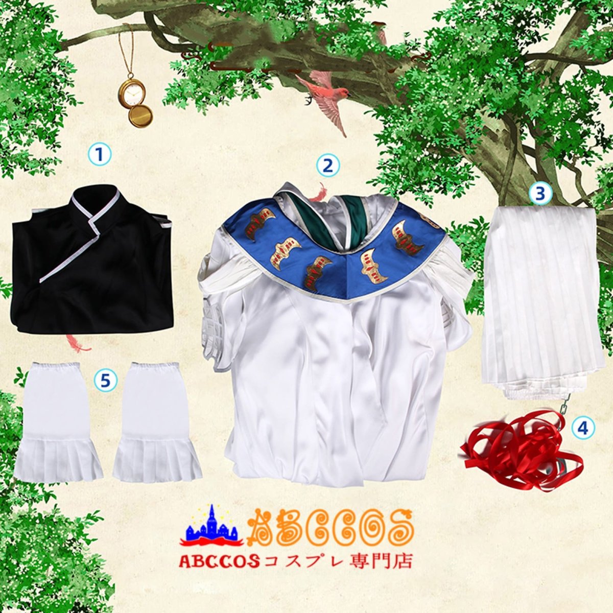 画像6: 魔法使いの嫁 羽鳥 智世(はとり ちせ)コスプレ衣装 abccos製 「受注生産」 (6)