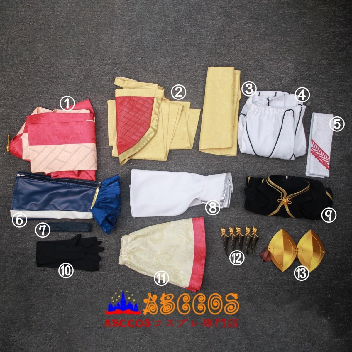 画像17: 終末のワルキューレ Record of Ragnarok 始皇帝「始まりの王」 コスプレ衣装 abccos製 「受注生産」 (17)