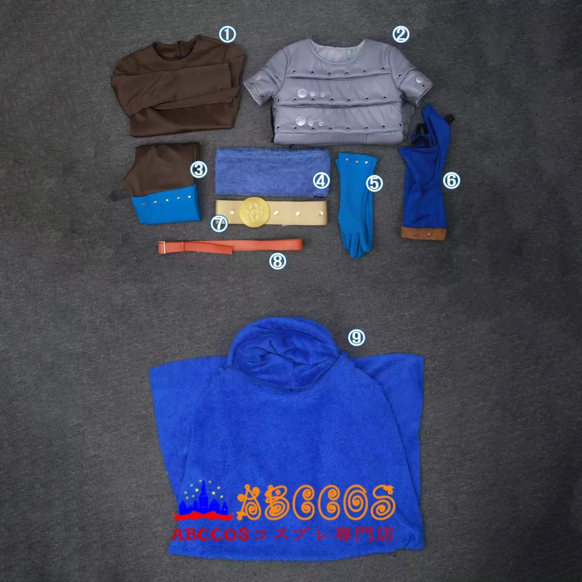 画像14: ONE PIECE（ワンピース） エルバフ編 麦わら船団 サンジ Sanji コスプレ衣装 abccos製 「受注生産」 (14)