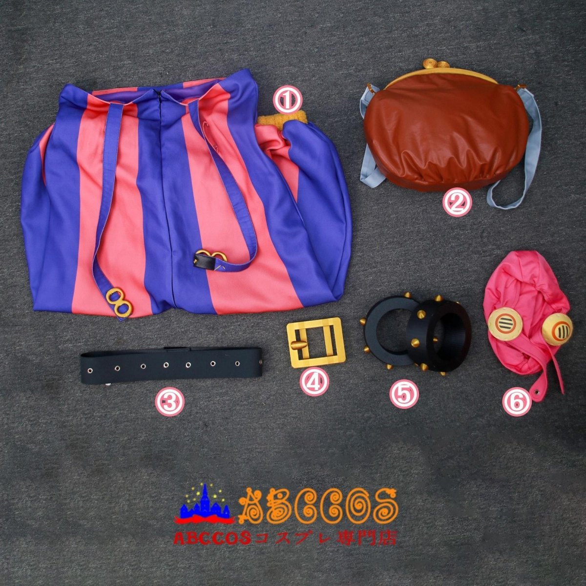 画像12: ONE PIECE（ワンピース） エルバフ編 麦わら船団 ウソップ Usopp コスプレ衣装 abccos製 「受注生産」 (12)