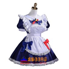 画像1: ザ・アメイジング・デジタル・サーカス The Amazing Digital Circus Pomni（ポムニ）メイド服 コスプレ衣装 abccos製 「受注生産」 (1)