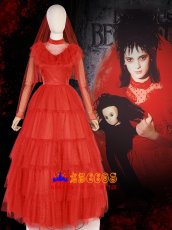 画像4: ビートルジュース ビートルジュース（Beetlejuice Beetlejuice）リディア・ディーツ コスプレ衣装 abccos製 「受注生産」 (4)