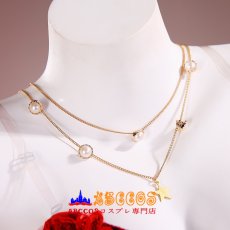 画像3: ファイナルファンタジー VII Final Fantasy VII エアリス ゲインズブール Aerith 赤いフォーマルドレス コスプレ衣装 abccos製 「受注生産」 (3)