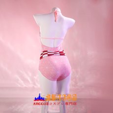 画像4: 鬼滅の刃 竈門 禰豆子（かまど ねずこ）同人水着 伸縮性あり 水着用可 コスプレ衣装 abccos製 「受注生産」 (4)