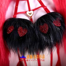 画像4: ハズビン・ホテル Hazbin Hotel エンジェル・ダスト（Angel Dust）バレンタイン専用デザイン コスプレ衣装 abccos製 「受注生産」 (4)