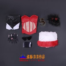 画像9: ハズビン・ホテル Hazbin Hotel エンジェル・ダスト（Angel Dust）バレンタイン専用デザイン コスプレ衣装 abccos製 「受注生産」 (9)