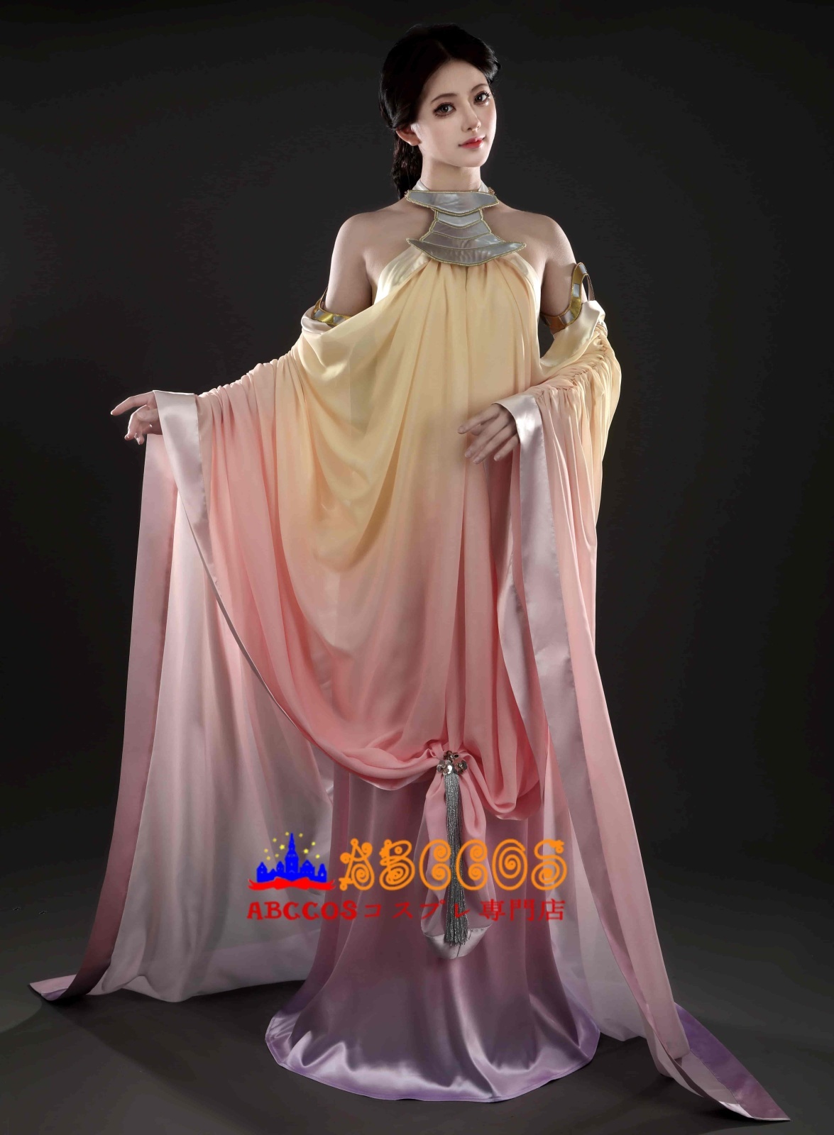 【圧倒的な美】スター・ウォーズ パドメ・アミダラ湖のドレス コスプレ衣装 星の海で煌めく王家の風格