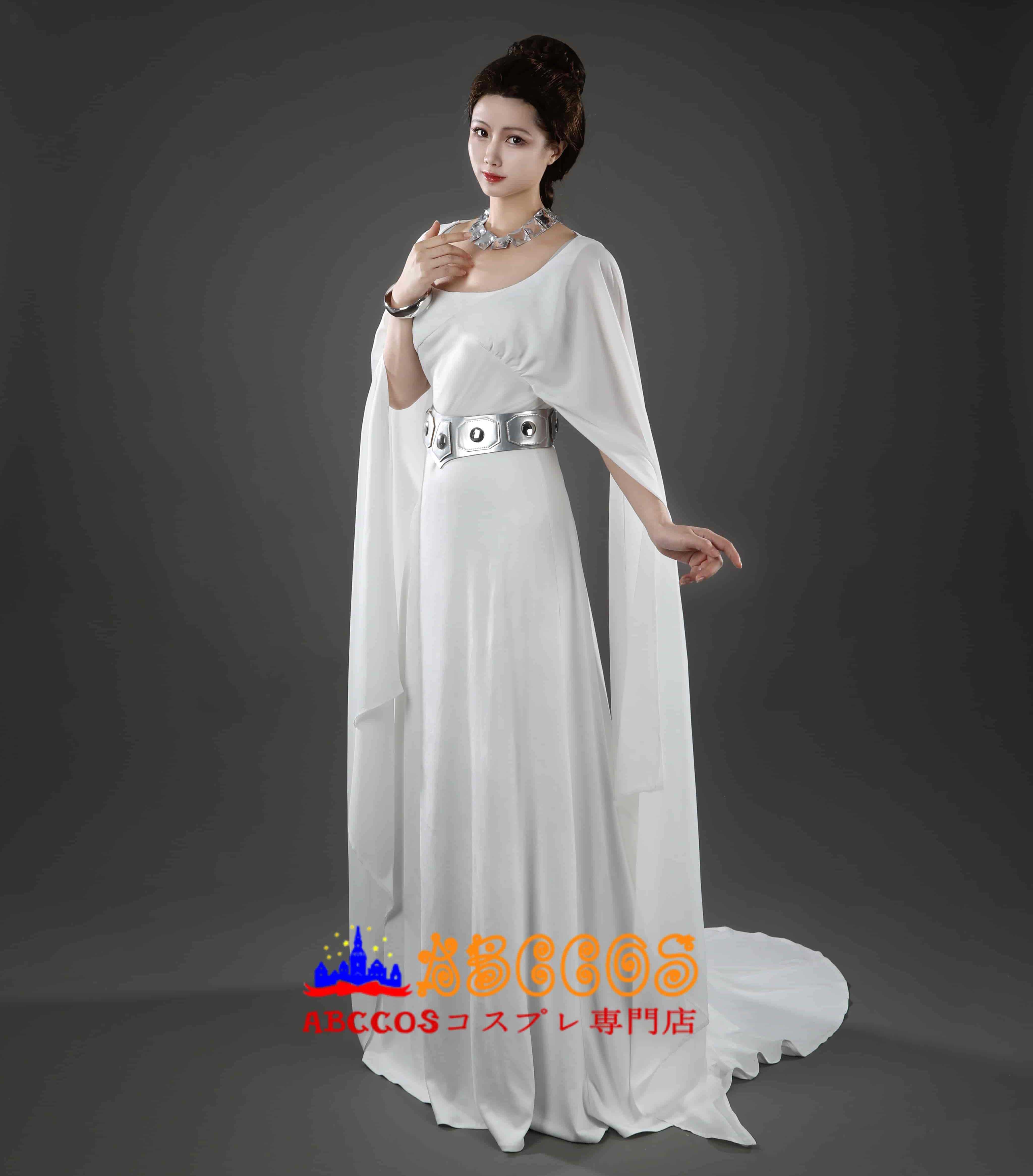 スター・ウォーズ エピソード 4 / 新たなる希望 レイア・オーガナ姫 フォーマルドレス コスプレ衣装｜白き王家の優雅を 100% 再現する劇中アイコン衣装