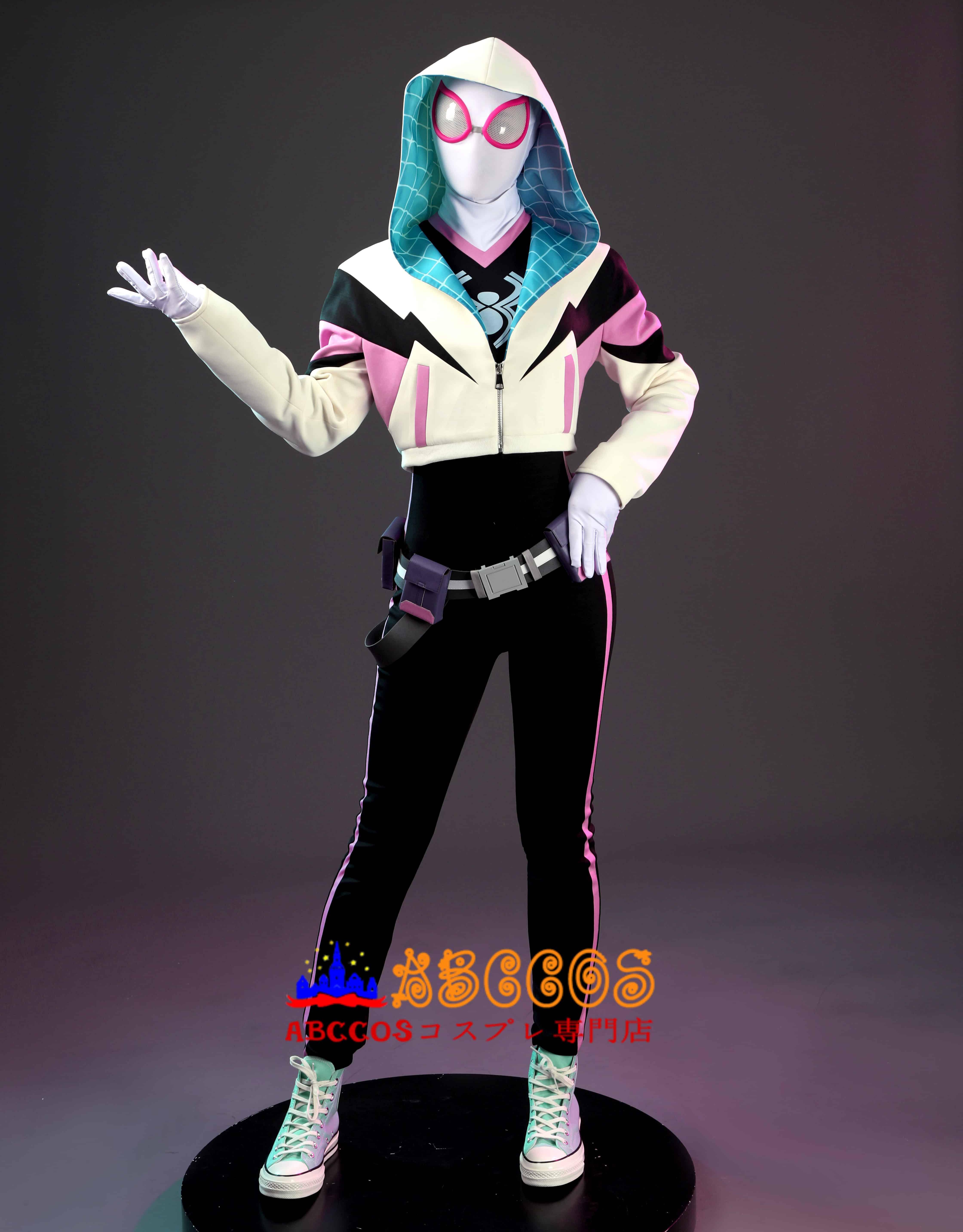 スパイダーマン：フレンドリー・ネイバーフッド Season2 スパイダーグウェン コスプレ衣装｜完全再現セットでマルチバースへ！