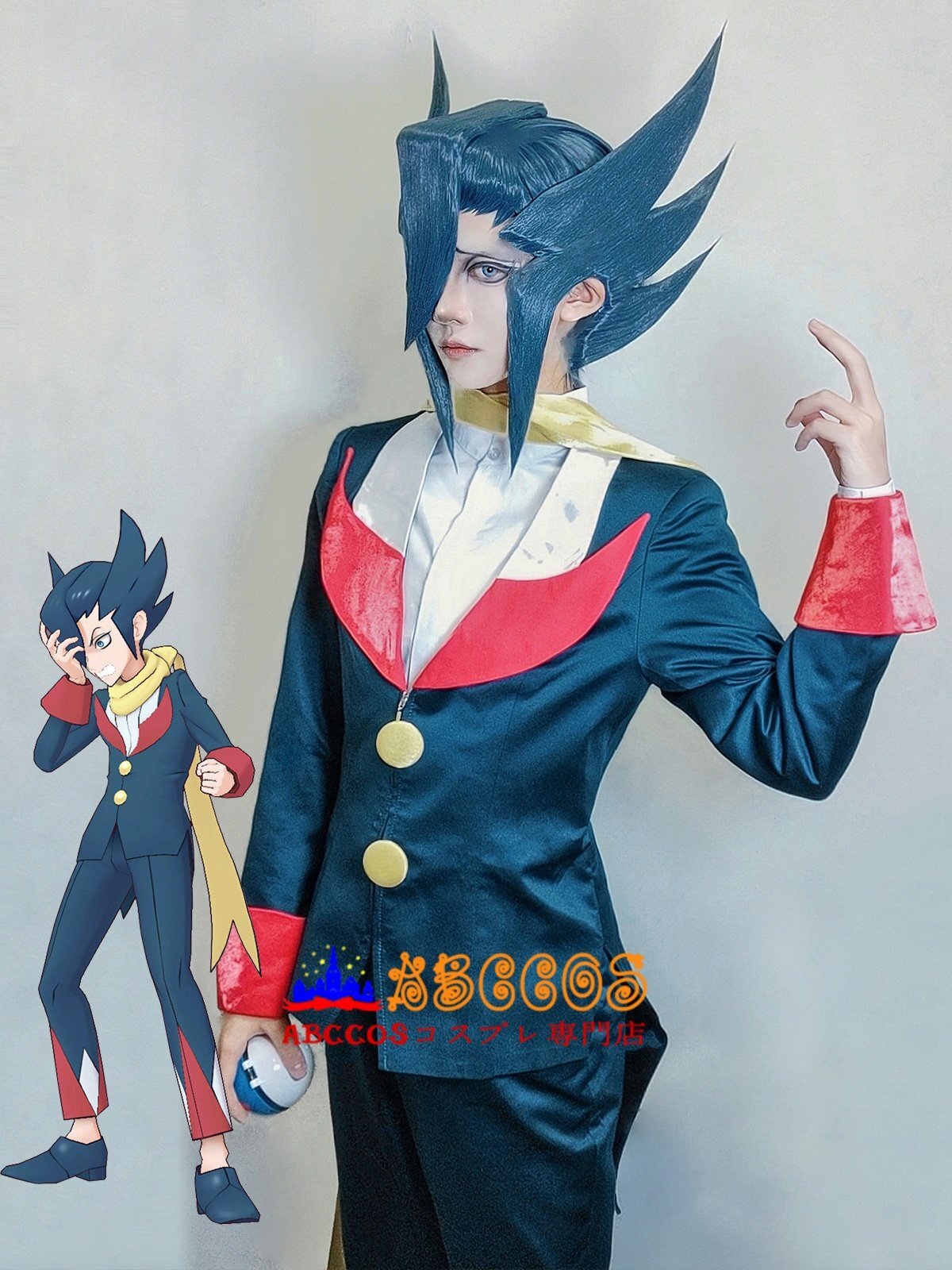 ポケモン BW ギーマ コスプレ衣装｜完全再現！四天王の風格を身に纏う至高の一着