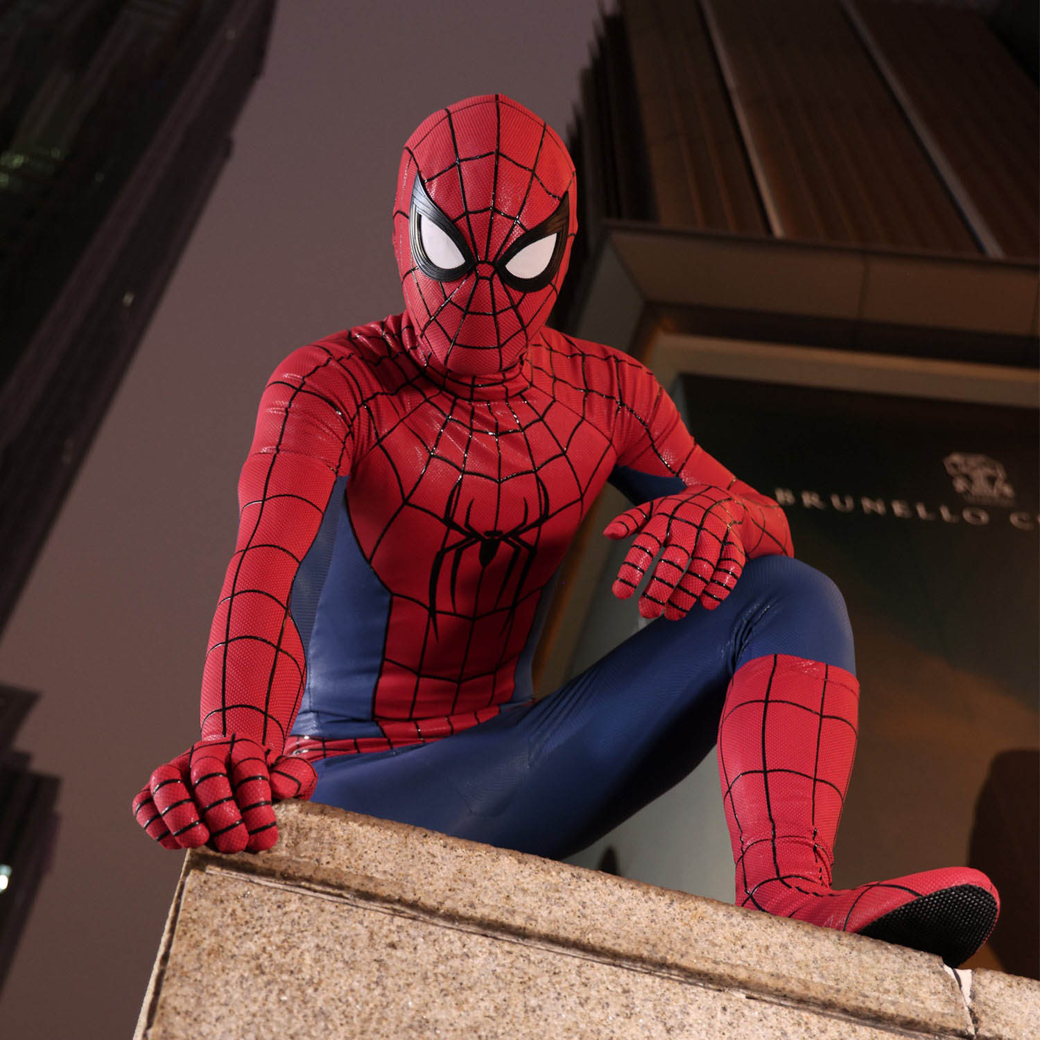 話題のアメイジング・スパイダーマン！Spider-Man 4 ハイエンドエディション コスプレ衣装で本気の変身を