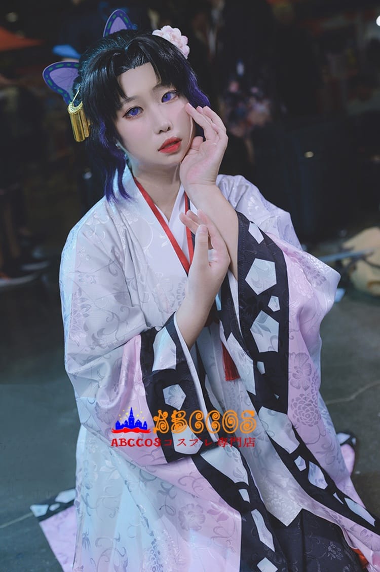 胡蝶しのぶ 花嫁バージョン 着物セット 鬼滅の刃 コスプレ衣装 撮影向け