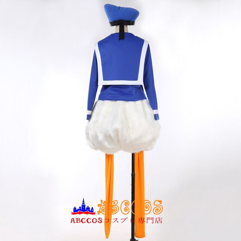 東京ディズニーランド Donald Duck ドナルドダック ブル一 海軍服 コスプレ衣装 abccos製 「受注生産」