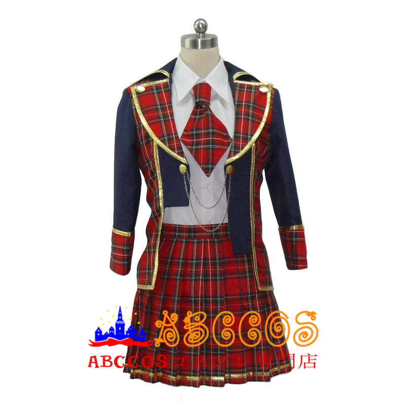 画像1: AKB48風 AKB0048 制服 コスプレ衣装  abccos製 「受注生産」 (1)