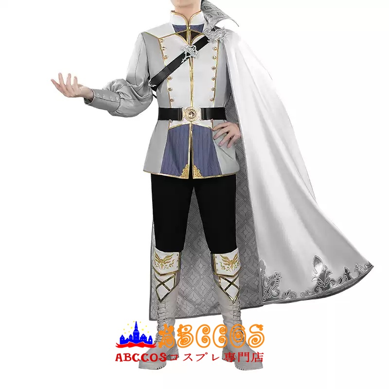 画像1: ディズニーツイステッドワンダーランド シルバー コスプレ衣装 abccos製 「受注生産」 (1)