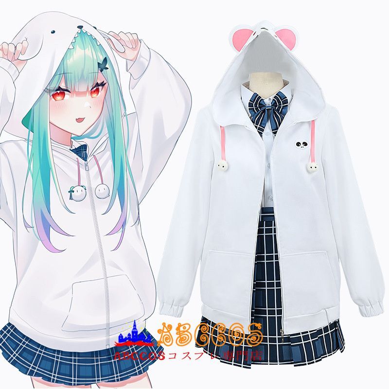hololive ホロライブ vtuber 潤羽るしあ JK制服 コスプレ衣装 abccos製 「受注生産」 - ABCCOS