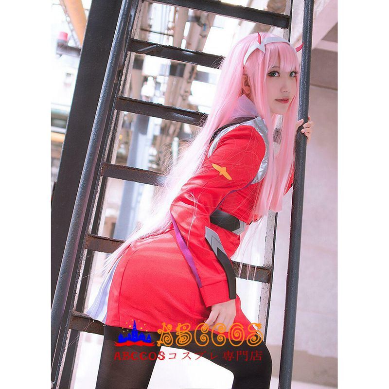 ダーリン・イン・ザ・フランキス Darling in the FranxxDFXX ストレリチア 02 ゼロツー Zero Two コスプレ衣装  abccos製 「受注生産」