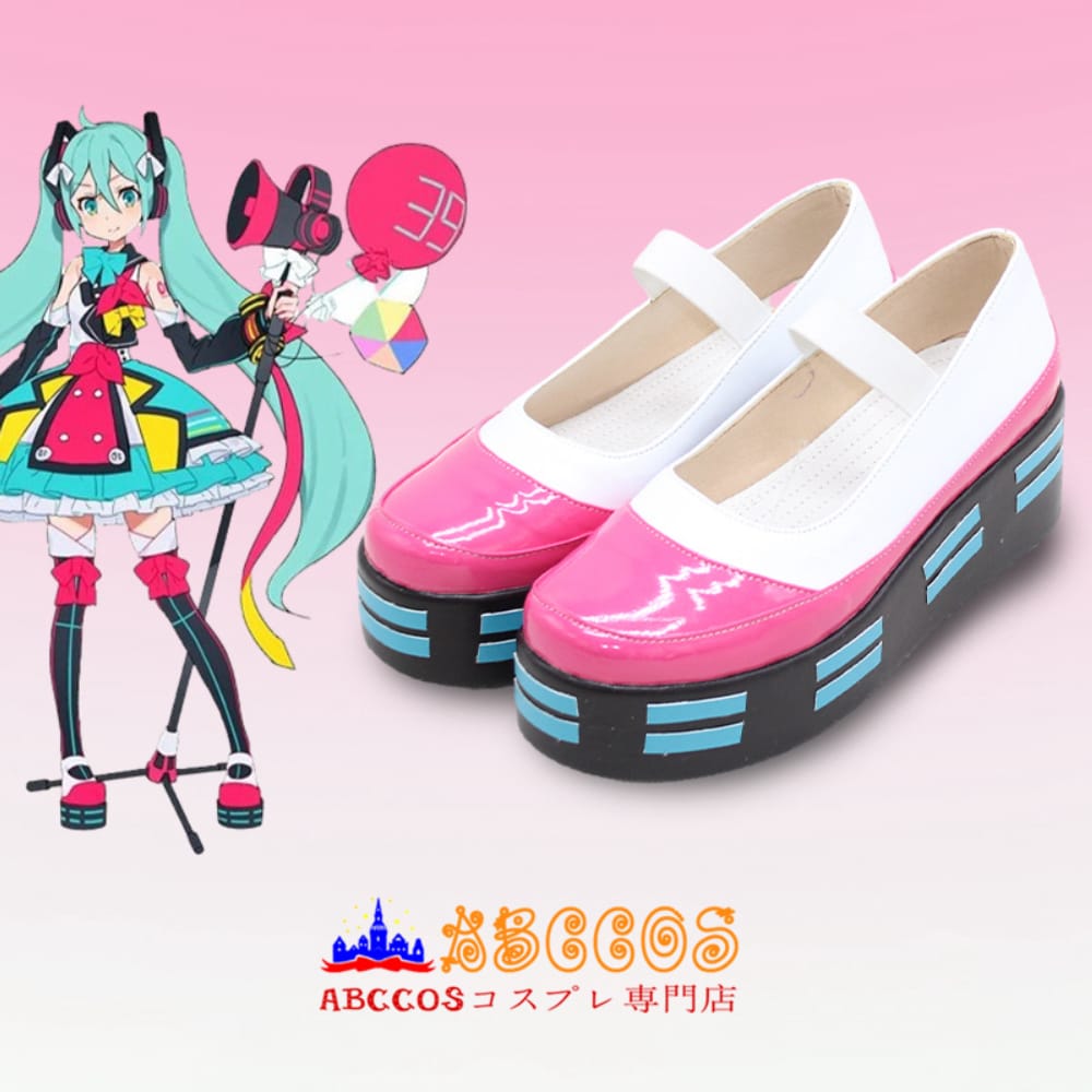 ボーカロイド 初音ミク マジカルミライ Magical Mirai 2018 miku コスプレ靴 abccos製 「受注生産」