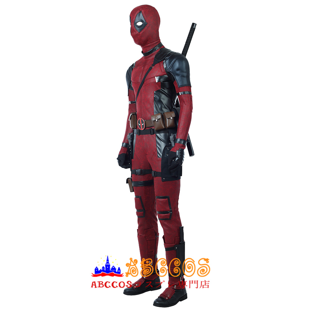 Abccosコスプレ専門店 デッドプール2 Deadpool 2 ウェイド ウィルソン コスプレ衣装 コスプレ靴 武器無し バラ売り可 製作 通販