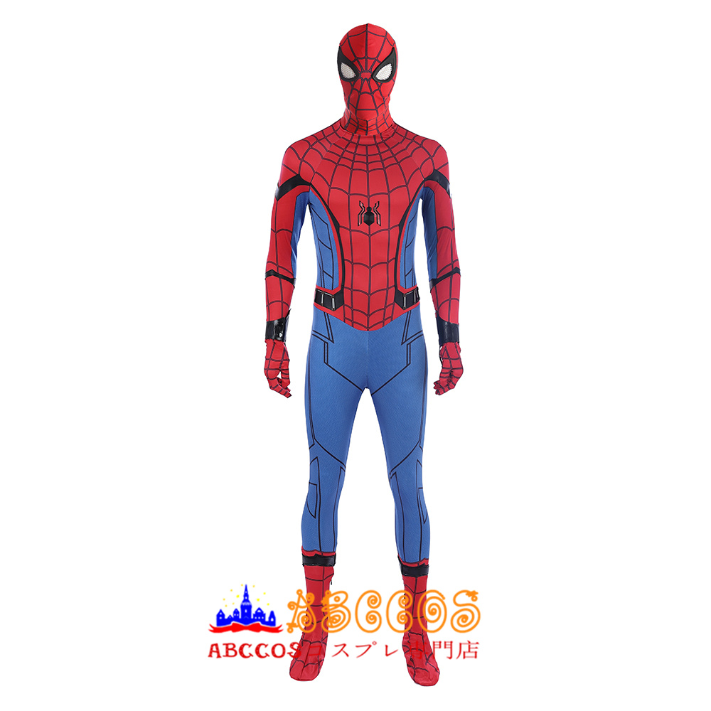 画像1: 映画 スパイダーマン:ホームカミング Spider Man ピーター・パーカー コスプレ衣装 靴無し abccos製 「受注生産」 (1)