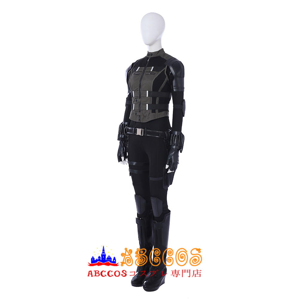アベンジャーズ3 インフィニティ ウォー ブラック ウィドウ コスプレ衣装 コスプレ靴 バラ売り可 グリーンver Abccos製 受注生産