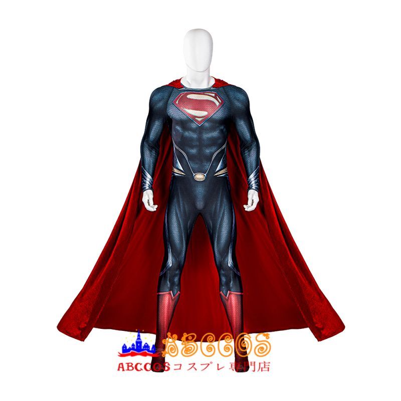 画像1: マン・オブ・スティール スーパーマン コスプレ衣装 abccos製 「受注生産」 (1)