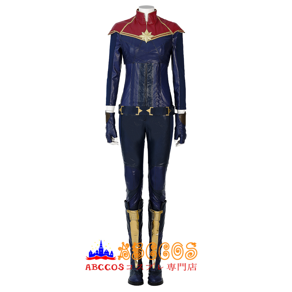 画像1: Captain Marvel キャプテン・マーベル コスプレ衣装 コスプレ靴 ブーツ付き バラ売り可 abccos製 「受注生産」 (1)