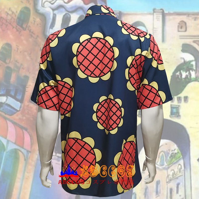 Abccosコスプレ専門店 One Piece ワンピース モンキー D ルフィ ひまわり カジュアル服 半袖 コスプレ衣装 製作 通販