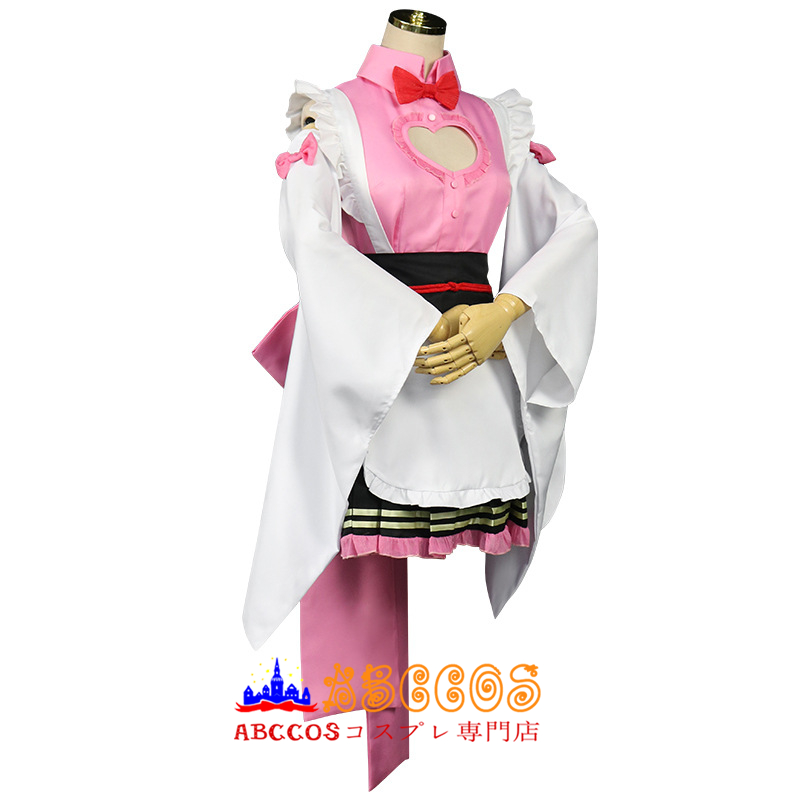 鬼滅の刃 甘露寺蜜璃（かんろじみつり） メイド服 コスプレ衣装 abccos製 「受注生産」