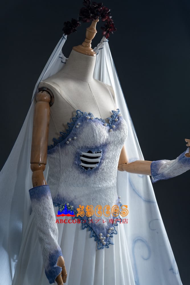 ティム・バートンのコープスブライド Tim Burton's Corpse Bride エミリー Corpse Bride コスプレ衣装  abccos製 「受注生産」