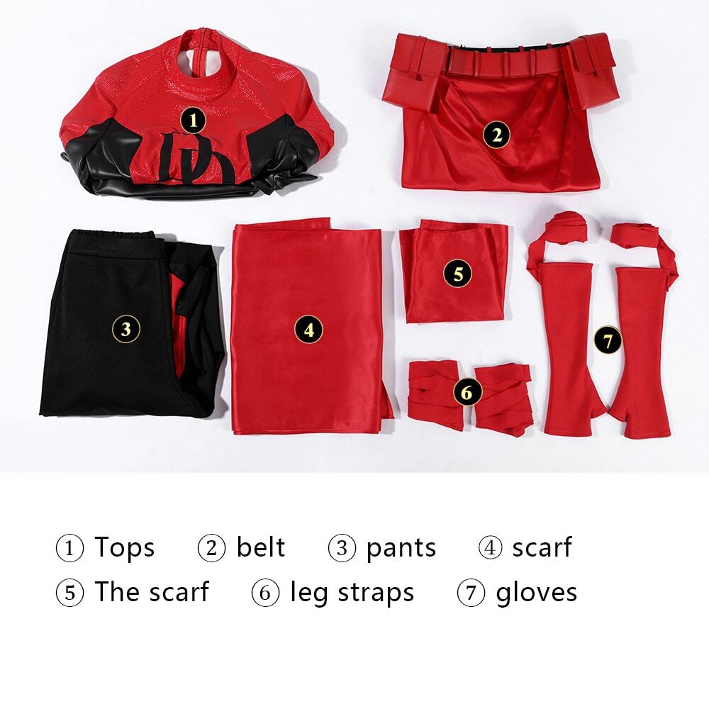 画像34: デアデビル Daredevil エレクトラ・ナチオス(Elektra Natchios)コスプレ衣装 オーダーメイド可能 バラ売り可 abccos製 「受注生産」 (34)