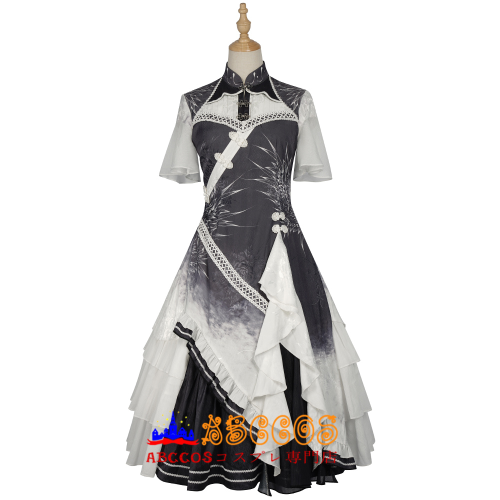ロリータ風 ロマンティック 甘ロリ レディース OP女装 チャイナドレス ロリータ服 abccos製 「受注生産」