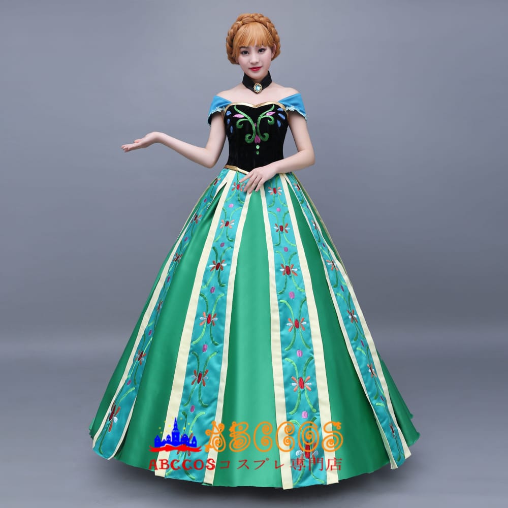 Frozen アナと雪の女王 アナ Anna コスプレ衣装 abccos製 「受注生産」