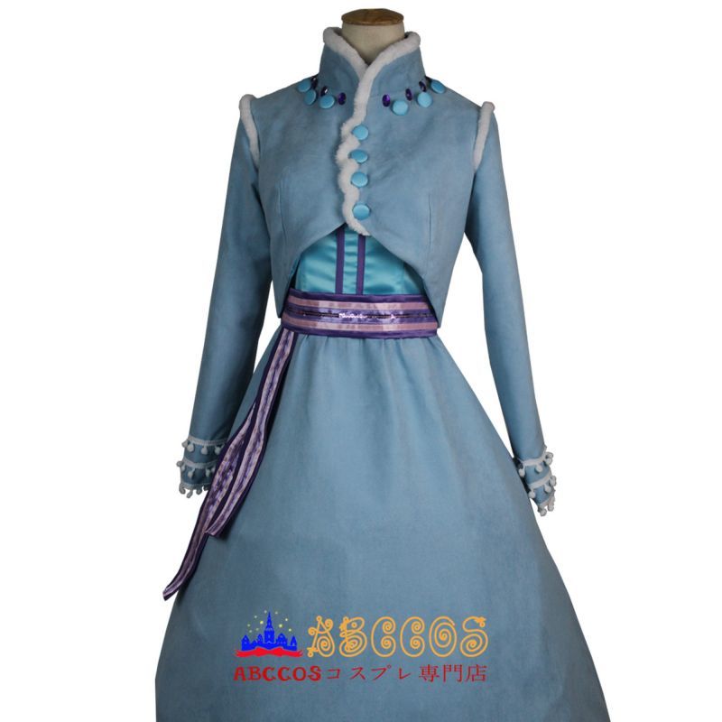 アナと雪の女王家族の思い出 アナ Anna お姫様 コスプレ衣装 abccos製 「受注生産」