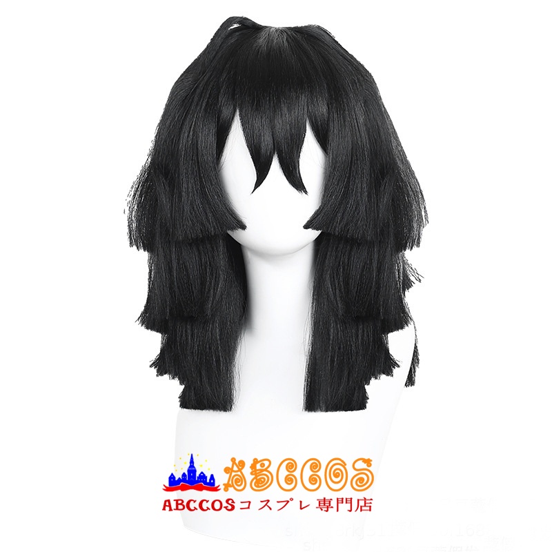鬼滅の刃 伊黒 小芭内（いぐろ おばない） コスプレウィッグ abccos製