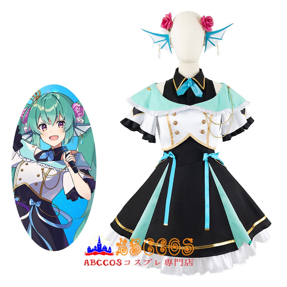 Amazon.co.jp: [milky time] にじさんじ ぽむれいんぱふ コスプレ ハロウィン メイド服 Pomu Rainpuff : ホビー