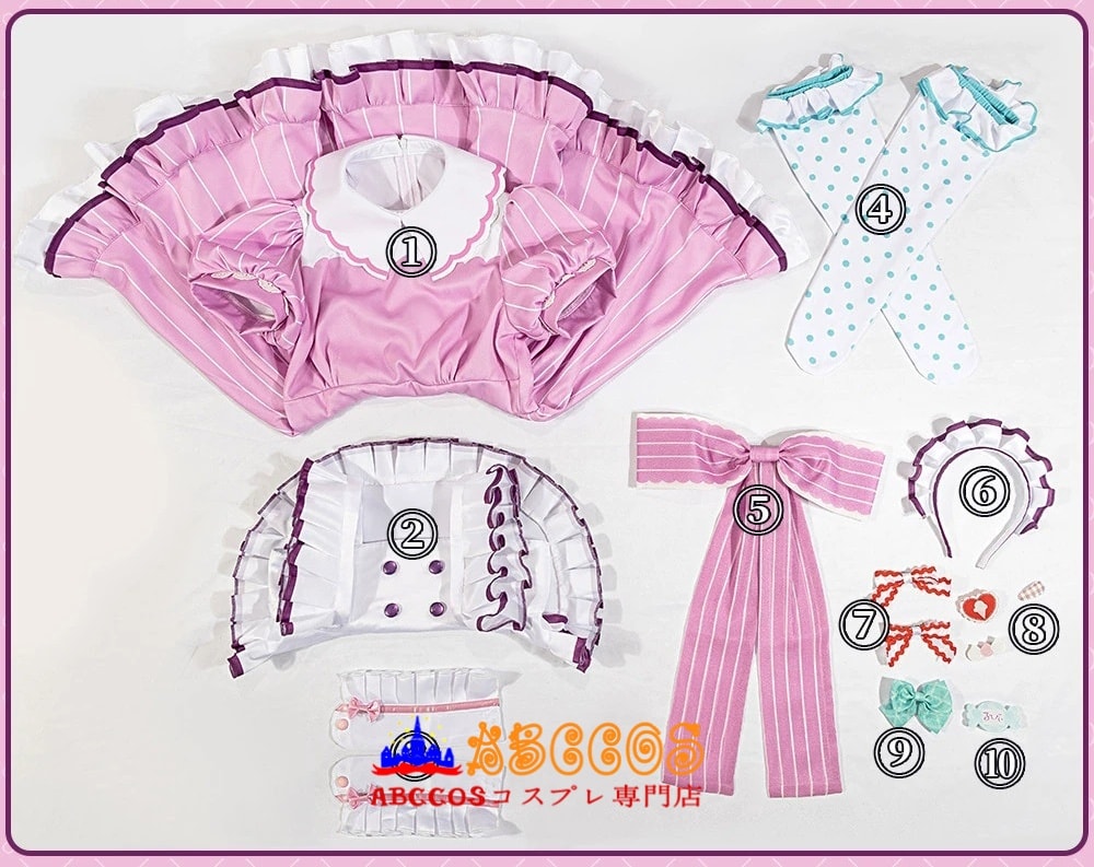 画像5: 【売り切れ即終】ラブライブ!スーパースター!! AiScReam 愛♡スクリ〜ム!黒澤ルビィ コスプレ衣装 abccos製 「受注生産」 (5)