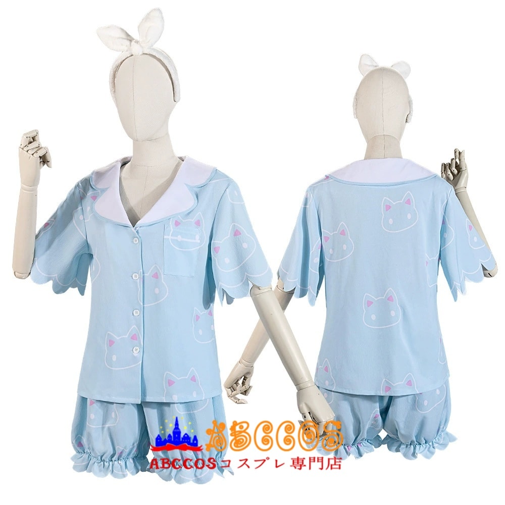 画像4: 【売り切れ即終】ブルーアーカイブ Blue Archive 早瀬 ユウカ パジャマ コスプレ衣装 abccos製 「受注生産」 (4)